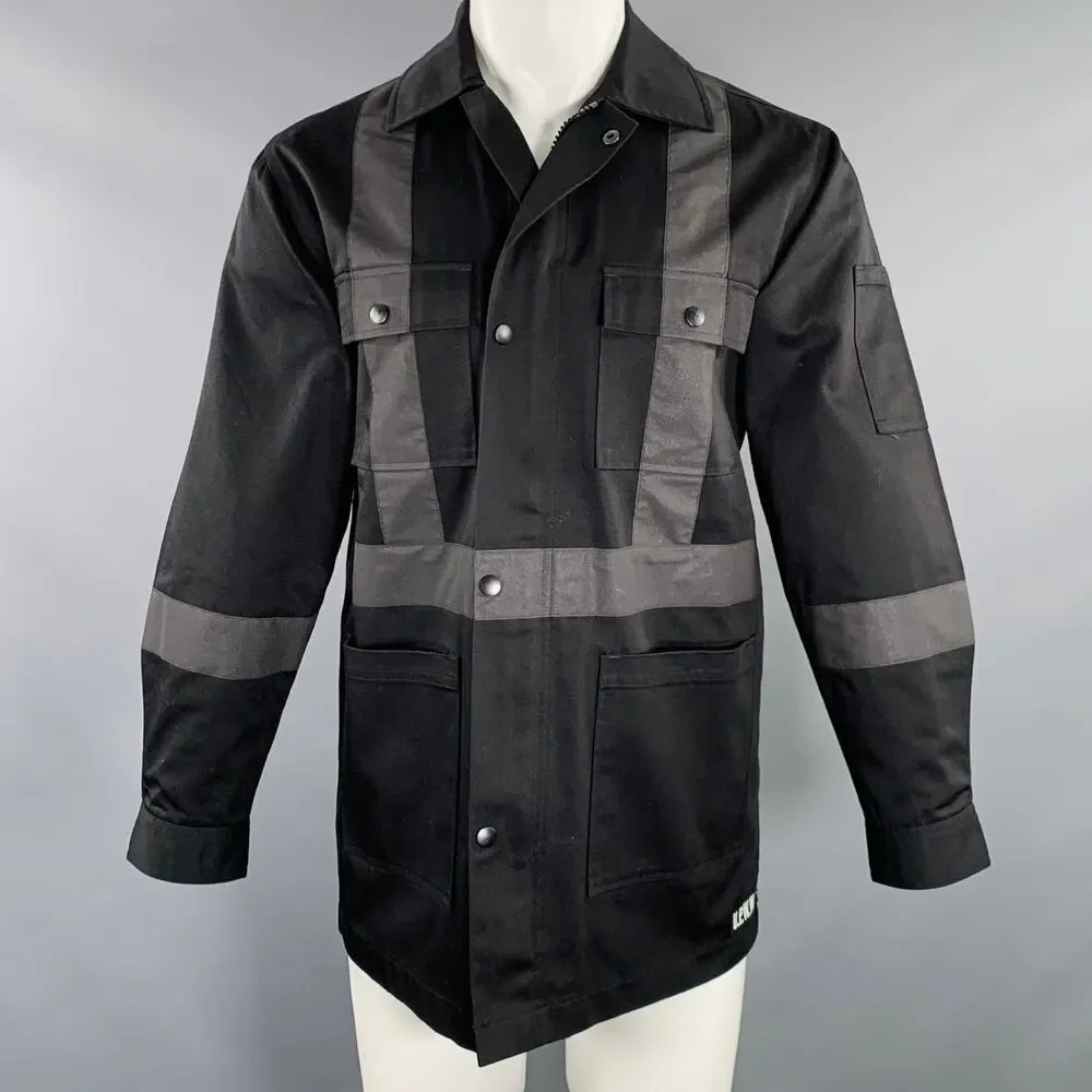 U.P.W.W. Size S Black Pink Photo Polyester Cotton Jacket